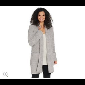 Barefoot Dreams Cozy Cardigan- Deep Red